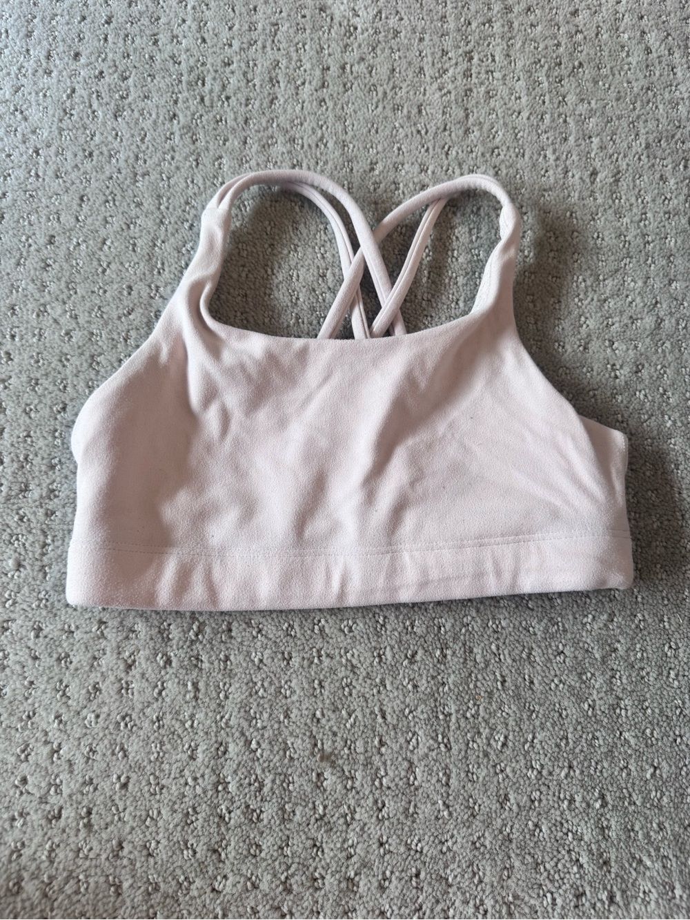 Girls pink Athleta bra size s (7)